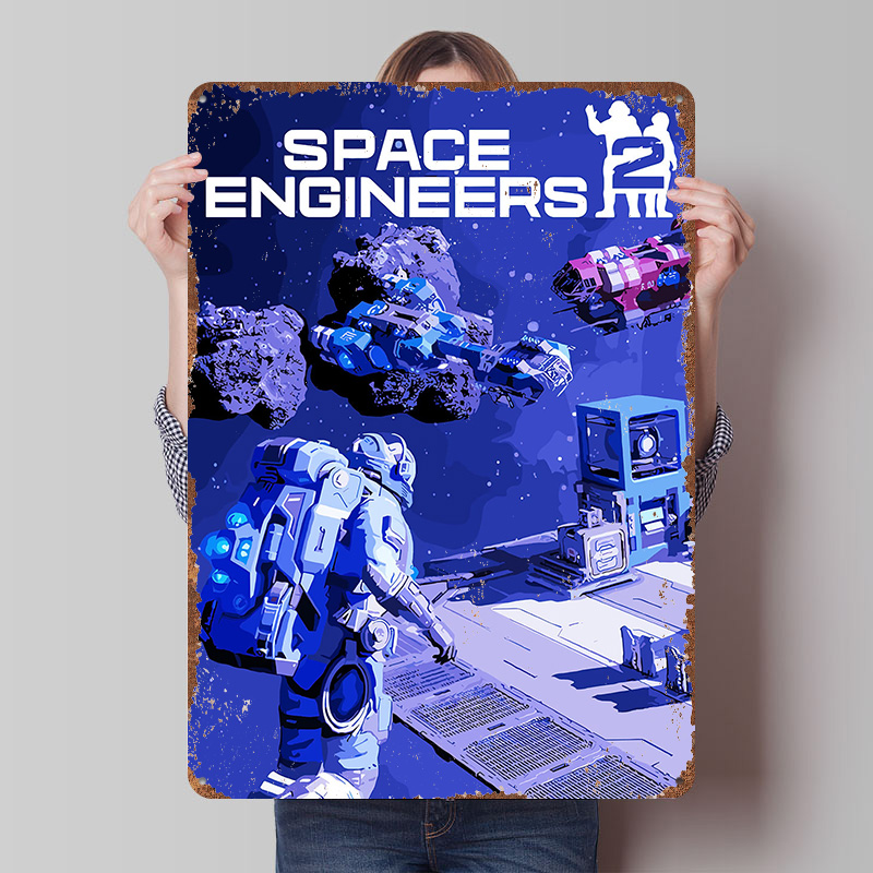 Retro Gaming Space - Uzay Mühendisleri 2 Oyun Kapağı Sanat