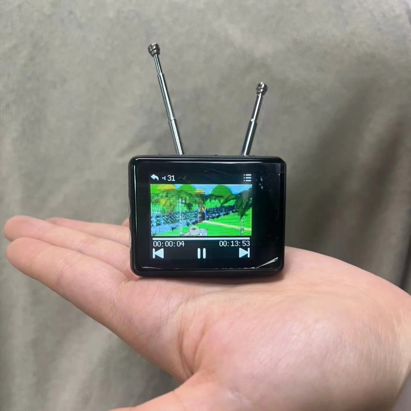 Retro Gaming Tv - Renkli Dokunmatik Ekranlı Minyatür Retro TV