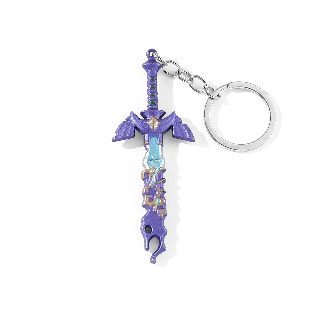 Retro Gaming Keychain - Oyun Efsanesi Anahtarlık Usta Kılıç Metal