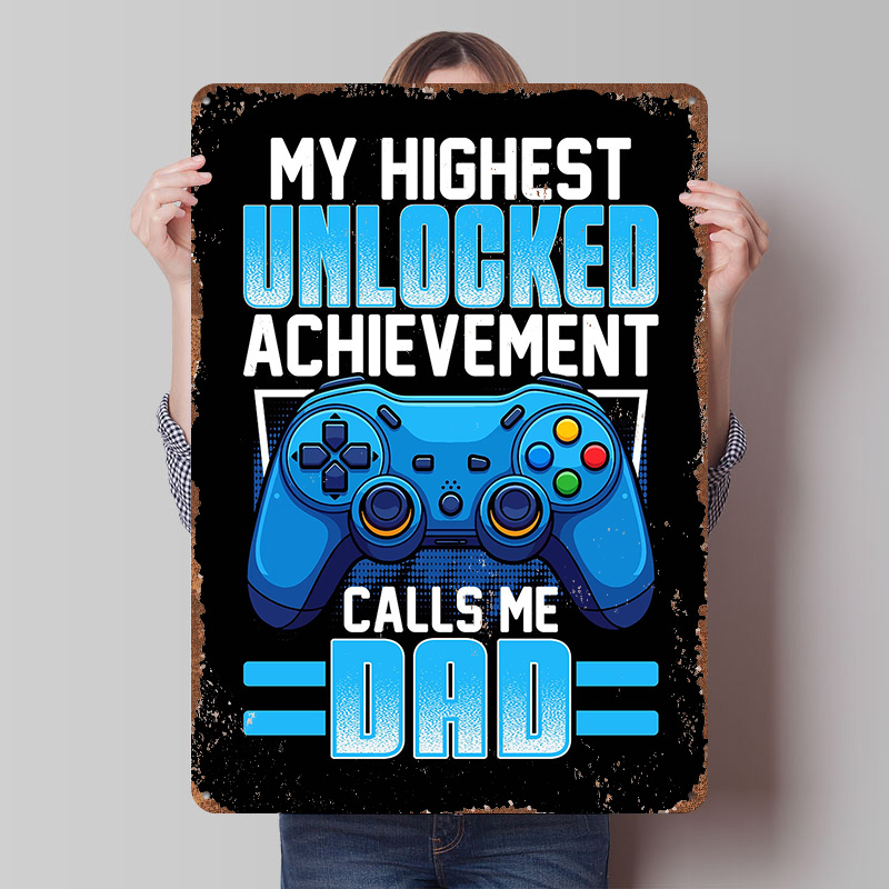 Retro Gaming Achievements - Oyun sever baba için özel tasarım