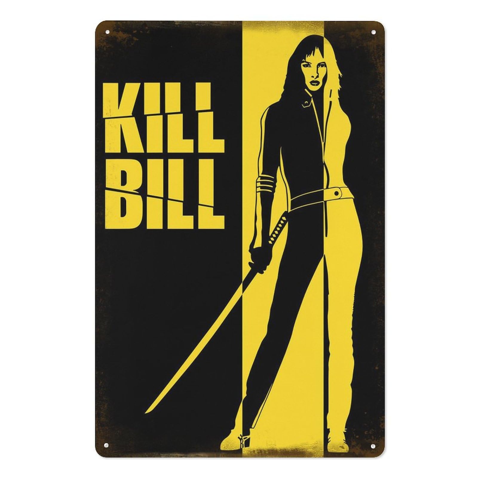 Retro Gaming Pictures - Kill Bill Filmleri Metal Tabela Posteri