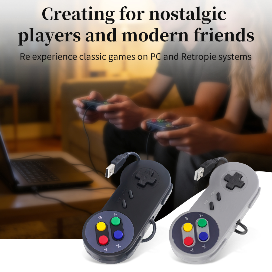 Retro Gaming Raspberry Pi Zero - PC için USB Retro Oyun Kumandası