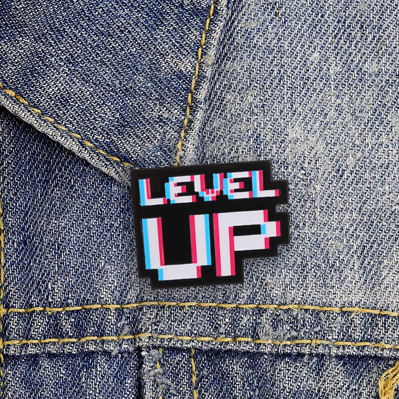 Level Up Pixel Art Glitch Etki - Retro Gaming Achievements incelemesi ve fiyatı