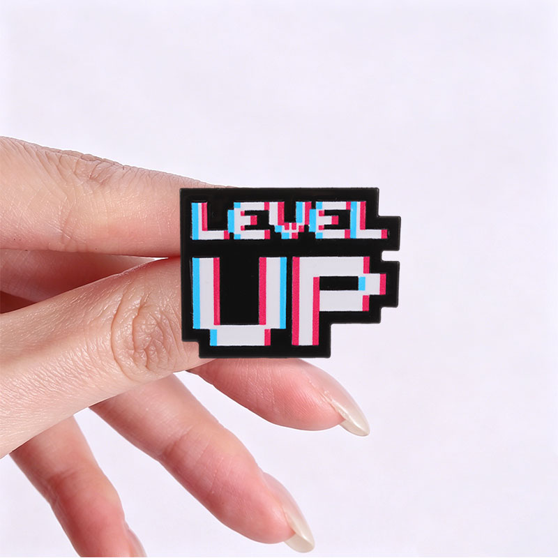 Level Up Pixel Art Glitch Etki - Retro Gaming Achievements incelemesi ve fiyatı