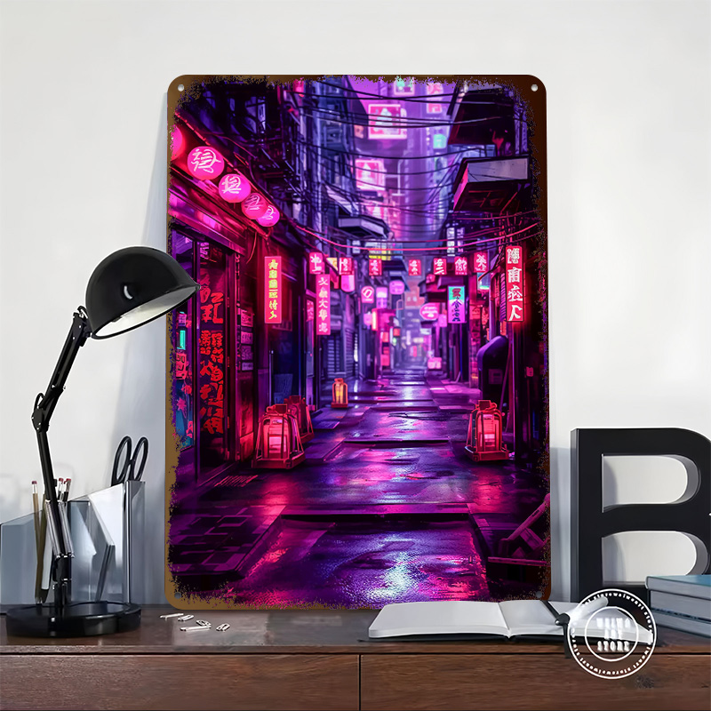 Tokyo Nights Cyberpunk Posteri - Retro Gaming Tokyo incelemesi ve fiyatı