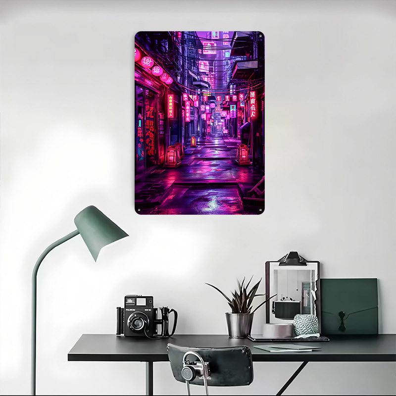 Tokyo Nights Cyberpunk Posteri - Retro Gaming Tokyo incelemesi ve fiyatı
