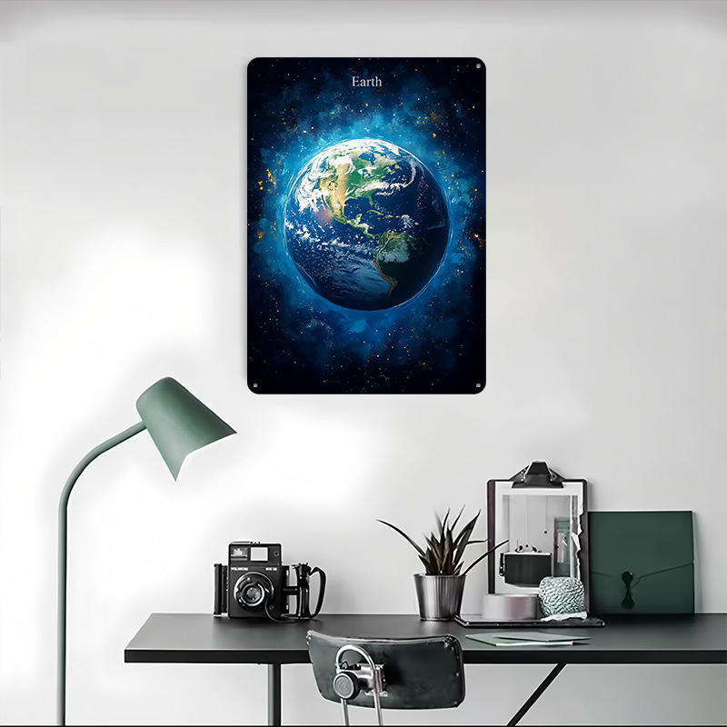 Uzayda Dünya Metal Posteri Öze - Retro Gaming Space incelemesi ve fiyatı