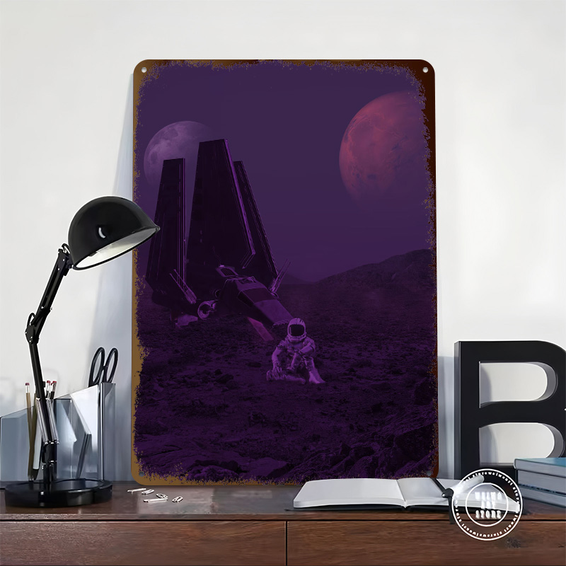 Uzay Seyahati Metal Poster Öze - Retro Gaming Space incelemesi ve fiyatı