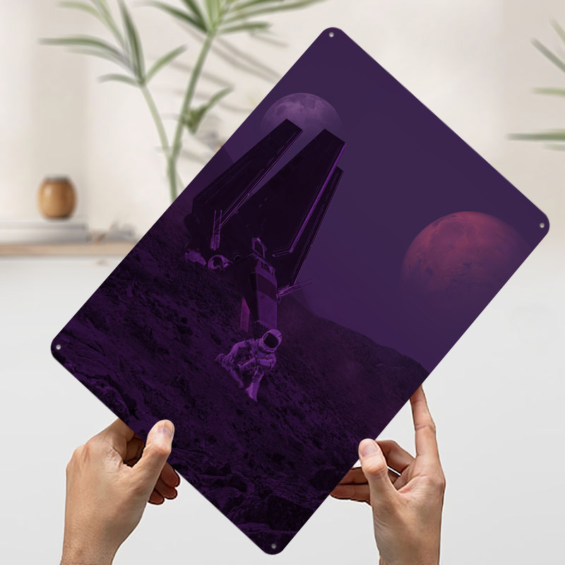 Uzay Seyahati Metal Poster Öze - Retro Gaming Space incelemesi ve fiyatı