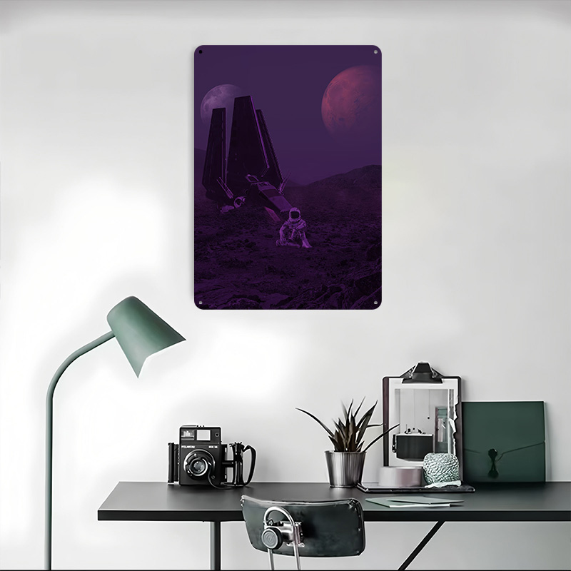 Uzay Seyahati Metal Poster Öze - Retro Gaming Space incelemesi ve fiyatı
