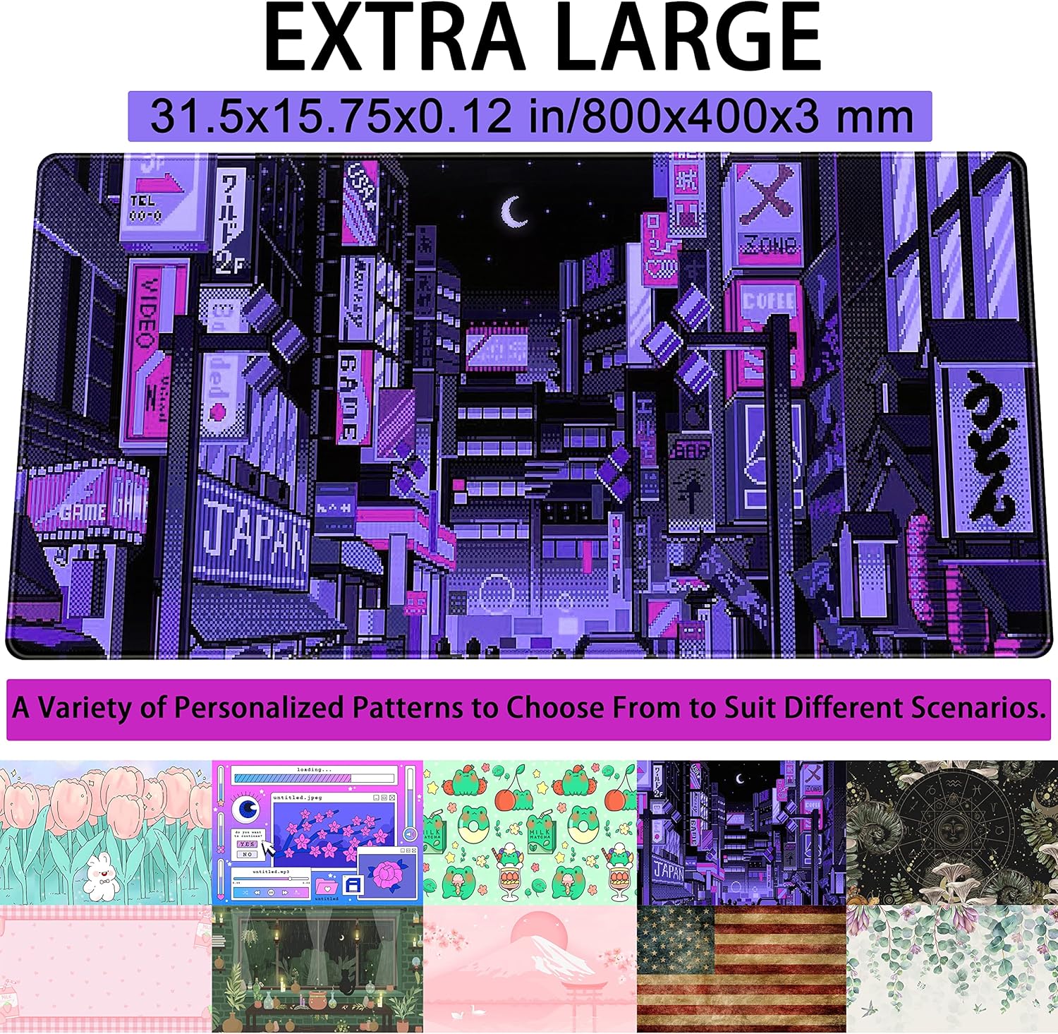 Tokyo Street Mor Neon Piksel M - Retro Gaming Tokyo incelemesi ve fiyatı