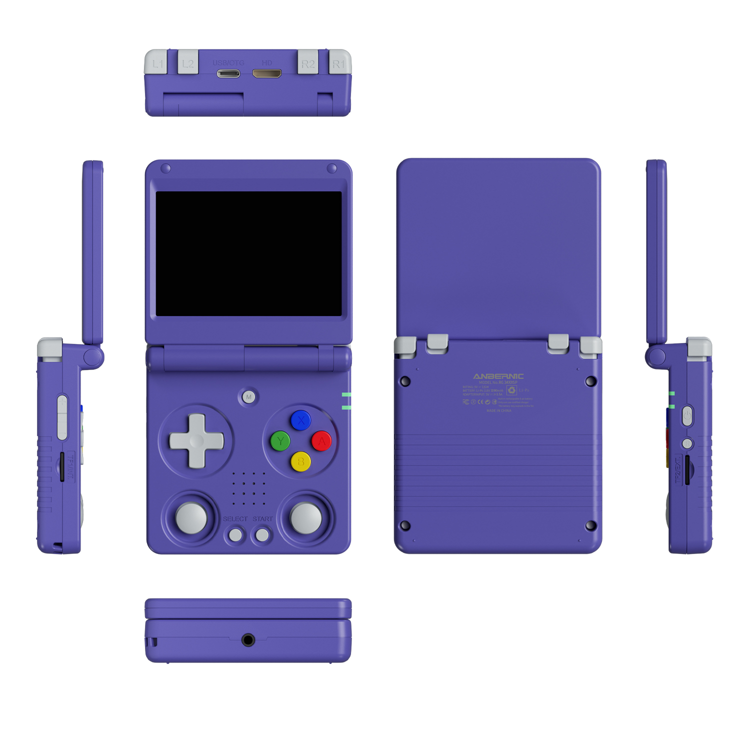 Anbernic RG34XXSP / RG35XXSP F - Retro Gaming Hub incelemesi ve fiyatı
