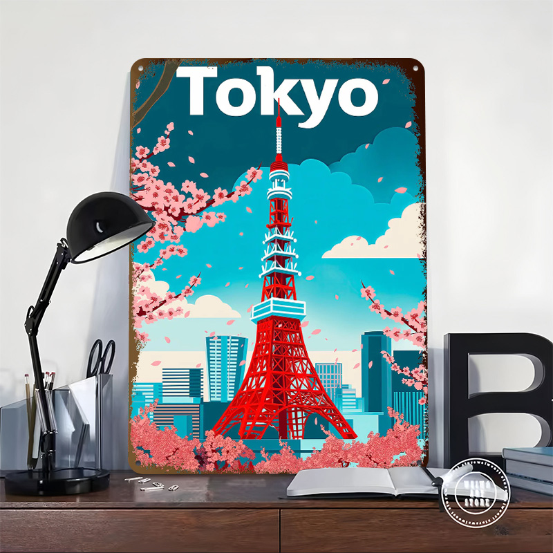 Tokyo Seyahat Teneke Poster Öz - Retro Gaming Tokyo incelemesi ve fiyatı