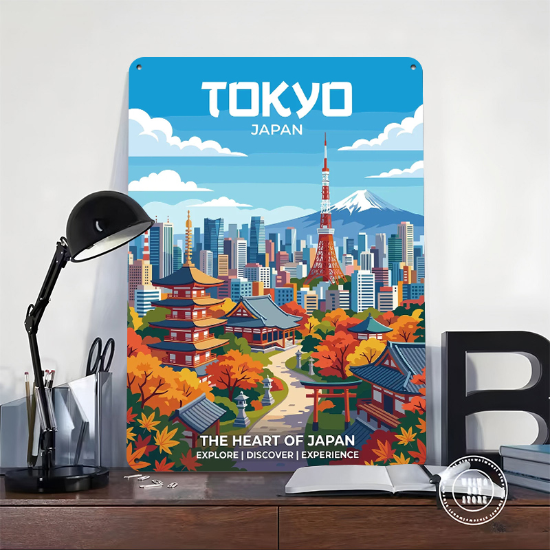 Fuji Dağı Baskılı Poster ile T - Retro Gaming Tokyo incelemesi ve fiyatı