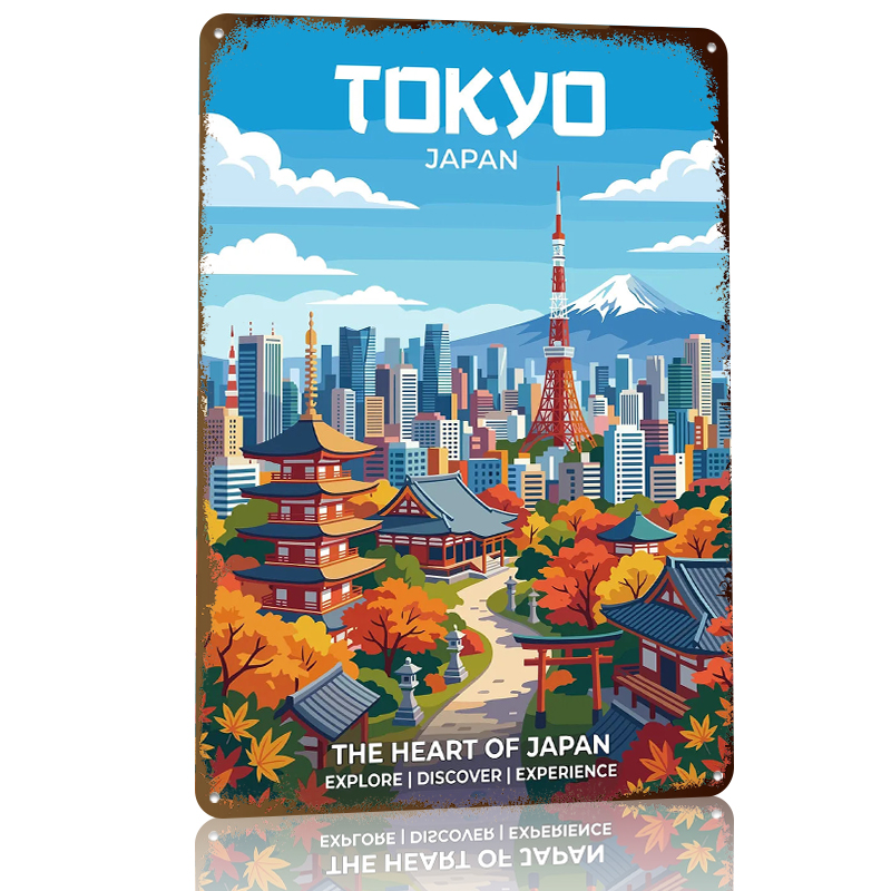 Fuji Dağı Baskılı Poster ile T - Retro Gaming Tokyo incelemesi ve fiyatı