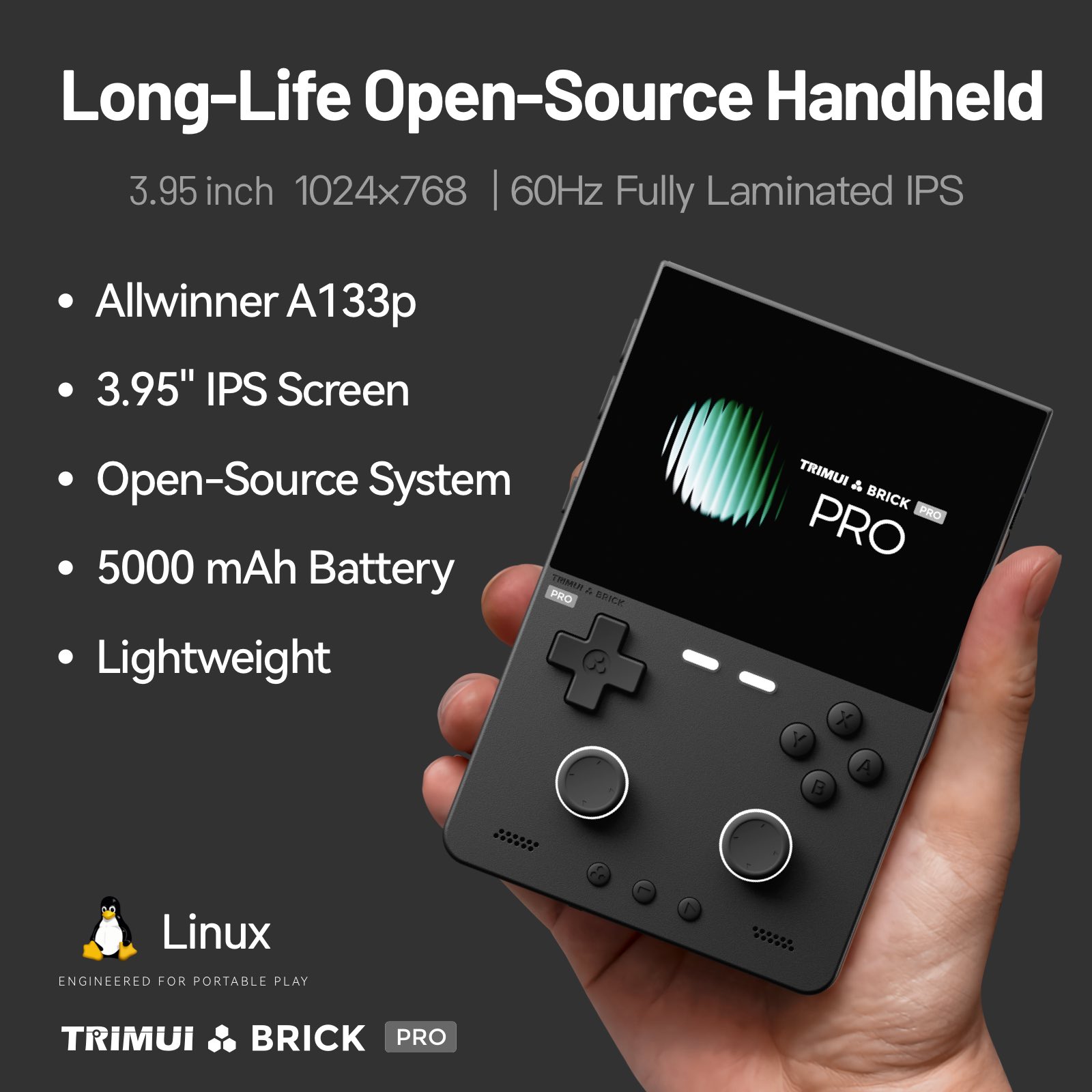TRIMUI Brick Pro Açık Kaynaklı - Retro Gaming On Phone incelemesi ve fiyatı