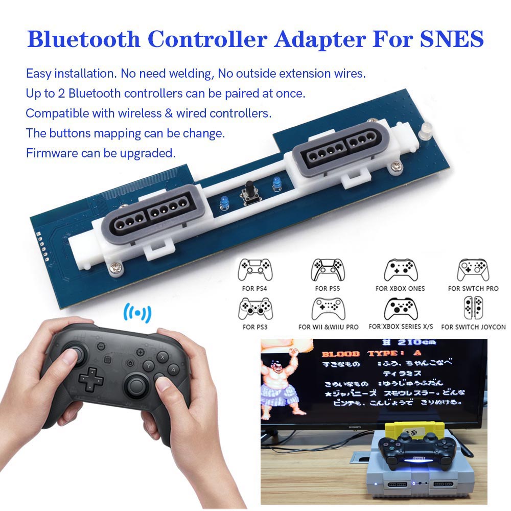 ABD SNES için Retro Alıcı Blue - Retro Gaming Xbox One incelemesi ve fiyatı