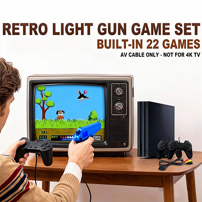 22 Dahili Klasik Oyunlu PS 4 T - Retro Gaming Light Gun incelemesi ve fiyatı